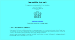 Desktop Screenshot of lauralanes.com